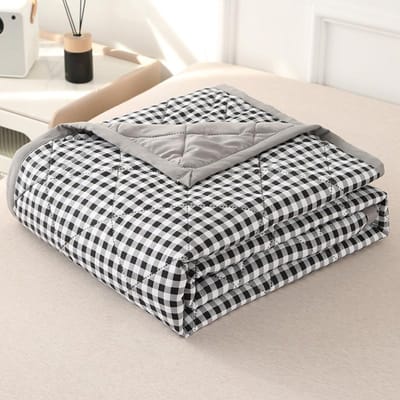 Plaid Zomer Quilt Gewassen Katoen Aircondition Dunne Dekbed Deken Sprei voor Eenpersoons Tweepersoons Queen King Bed Sprei 200x230cm