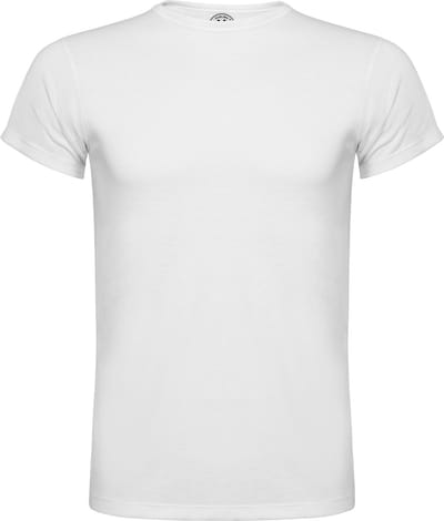 Roly Unisex 150Gr. Sublimatie T-Shirt (Wit) maat XS