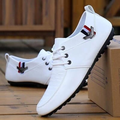 Herenschoenen Herfst Leren Schoenen Lente Heren Sneakers Antislip Heren Rijlaarzen Heren Circulatie Erwten Herenschoenen Engels Casual Sneakers 39 gray