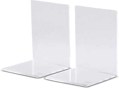 Boekensteunen, Hoogwaardig Acryl, 10 x 8 x 10 cm, Glashelder, 2 Stuks