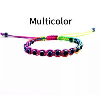 Akyol - Evileye – evil – eye – blauwe evileye – armband– unisex – geluk – bescherming – diepe blauw -boze oog ketting -turkse oog -nazar boncuk -cadeau voor vriendin-best friends armband -blauwe oog armband - nazar - boze oog armband