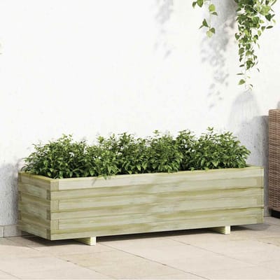 vidaXL - Plantenbak - verhoogd - rechthoekig - 120x40x30 - cm - hout