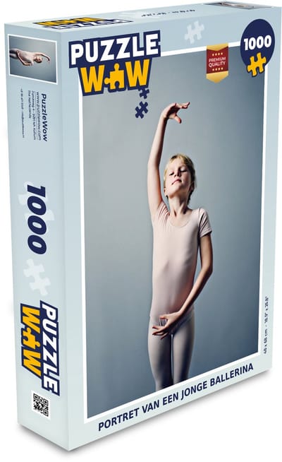 Puzzel Portret van een jonge ballerina - Legpuzzel - Puzzel 1000 stukjes volwassenen