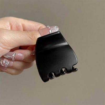 1 pièce Artifact de Fixation pour Queue de Cheval Haute Mate Pince à Cheveux Pince Requin Haut de Gamme pour Femmes Pince à Cheveux Arrière de la Tête Accessoire pour Cheveux noir