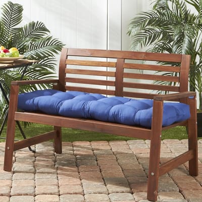 Tuinbankkussen Rechthoekig - Buiten Zitkussen - Comfortabel Zitten - 8 cm Dikke Vulling - 200 x 60 cm - Donkergrijs