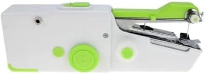 Handzame Naaimachine - Mini Naaimachine Elektrisch - Kleine Reparaties - Met Eén Hand Te Gebruiken - Compact Formaat - Wit