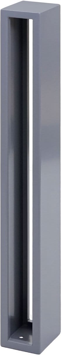 Fietsenrek MCW-J80, fietsstandaard leunbeugel, gegalvaniseerd staal outdoor poedercoating 87x10x13cm ~ grijs