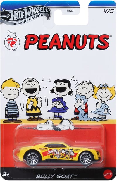 Hot Wheels Peanuts Bully Goat JCB83 4/5