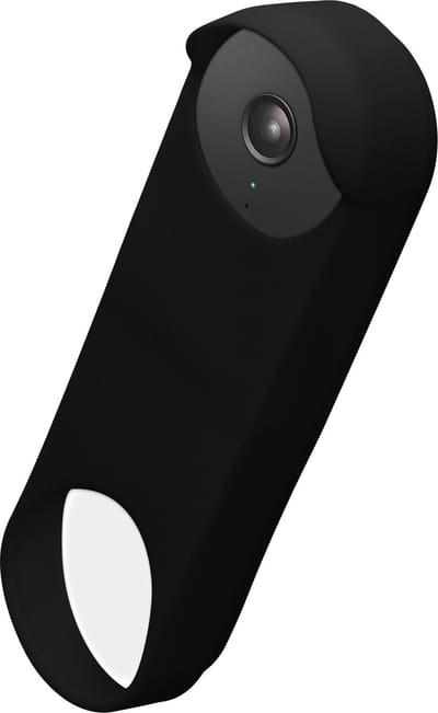 kwmobile hoes voor video deurbel - geschikt voor Google Nest Doorbell - Siliconen case ter bescherming - In zwart