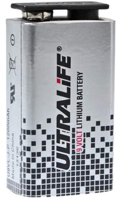 9 Volt Lithium Batterij 1200mAh - Langdurige Energiebron voor Rookmelders