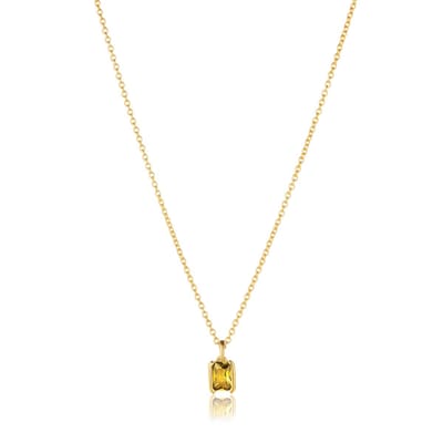 SIF JAKOBS JEWELLERY ROCCANOVA PICCOLO NECKLACE SJ-N42260-YELCZ-YG