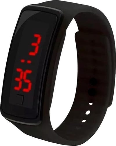 Fako Bijoux® - Kinderhorloge - LED Digital - Zwart