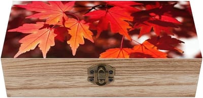 Houten Opbergdoos - Memory Box - Thuis Organiseren - Massief Hout - 7.9 x 3.7 inch - Bruin