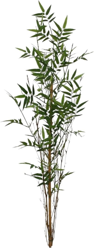 Oriental Bamboe kunsttak recht 120cm