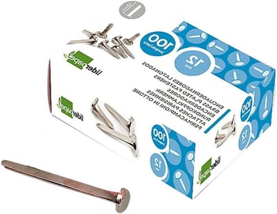 Plastic Nietjes - Papierbevestigers Bindapparaat - Documenten Organiseren - Vernikkelde Draad - 275 mm - Meerkleurig