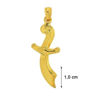Blinx Jewels Vergulden Hanger Sabel