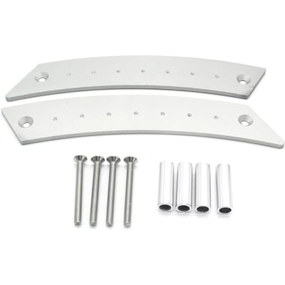 Een paar linker- en rechterdeurhendels voor het interieur van de trekstang voor de VW Kever 1998-2010 wit