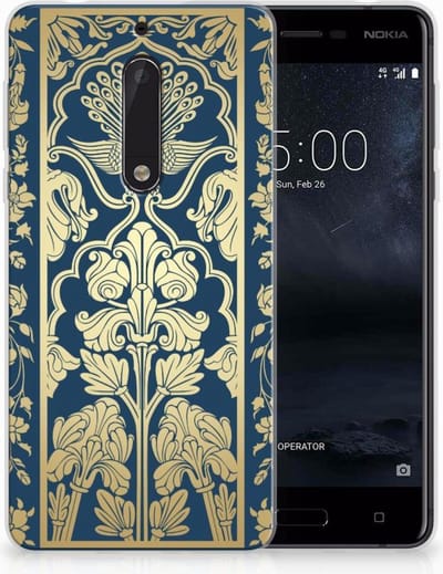 Nokia 5 TPU Case Beige Flowers