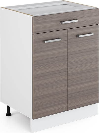Vicco R-Line Universele onderkast – 60 cm met laden, zonder werkblad Grijs