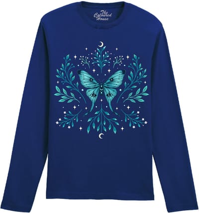 Vlinder Mystical Butterfly The Coloured House Longsleeve T-shirt XXL