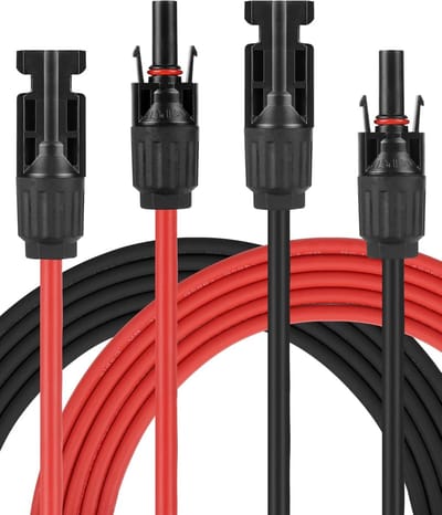 4 mm² Solarkabel Verlengkabel 5 m met Zonnestekker - IP67 Waterdicht