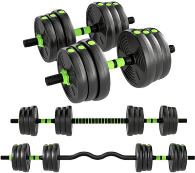 Verstelbare Kurzhantel Set - 25 kg - Kurzhantels & Langhantels - Zwart