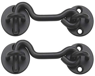 Privacy Haak en Oogvergrendeling 4 inch - 2 Pack voor Deuren