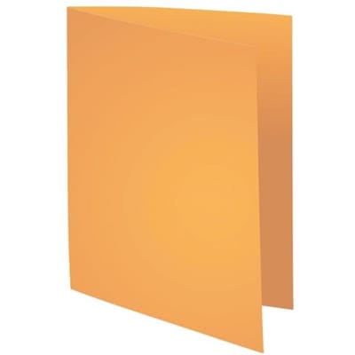 Exacompta ROCK''S 80 - Pak van 100 inlegmappen 22x31cm voor A4 - Oker - 800026E