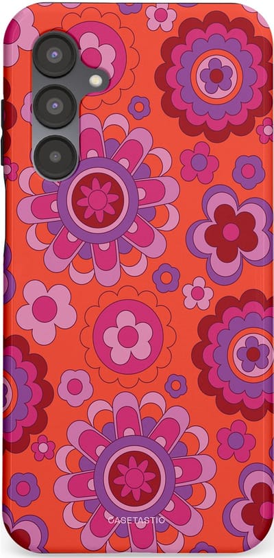 Casetastic Hoesje Geschikt voor Samsung A16 - Stijlvolle Beschermende Duo-layer Case - Retro warmte