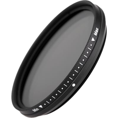 Fotga 49 mm slanke fader variabel ND-filter, instelbare neutrale dichtheid ND2 tot ND400 52 mm