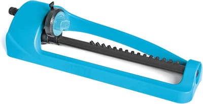 Draaiende Sproeier - Grassproeier Bloemsproeier - Tuinberegening Gazon - Traploos Instelbaar - 40cm Lengte - Blauw