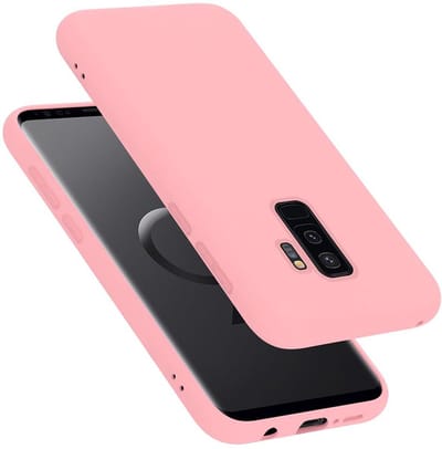 Cadorabo Hoesje geschikt voor Samsung Galaxy S9 PLUS in LIQUID ROZE - Beschermhoes gemaakt van flexibel TPU silicone Case Cover
