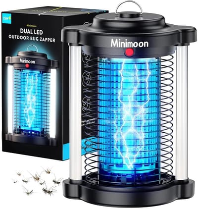 Geargalaxy Muggenzapper Buiten - Elektrische Insectenval - Vliegenvanger - Bug Zapper - Voor Tuin & Terras - EU Plug 220V