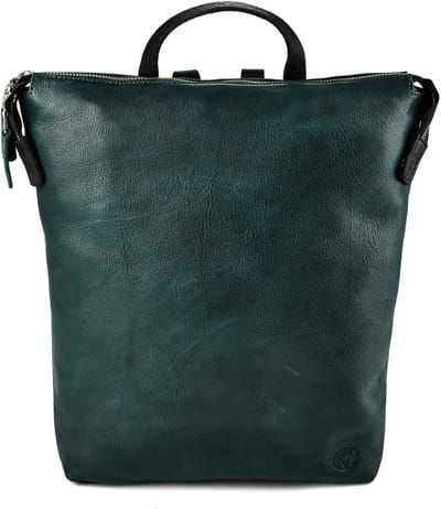 Harold's CHAZA Dagrugzak Leer 35.5 cm - petrol