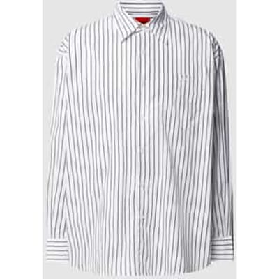Relaxed fit vrijetijdsoverhemd met streepmotief, model 'Emaio'