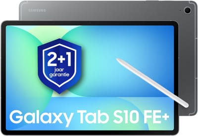 Samsung Galaxy Tab S10 FE Plus - Wi-Fi - 256GB - Gray + 1 jaar extra garantie