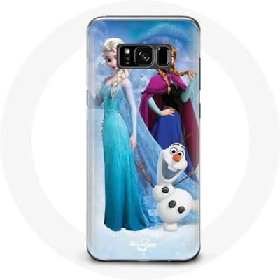 Coque - maniacase - Samsung Galaxy S8 plus - La Reine Des Neiges - Souple - Protection enfant noir