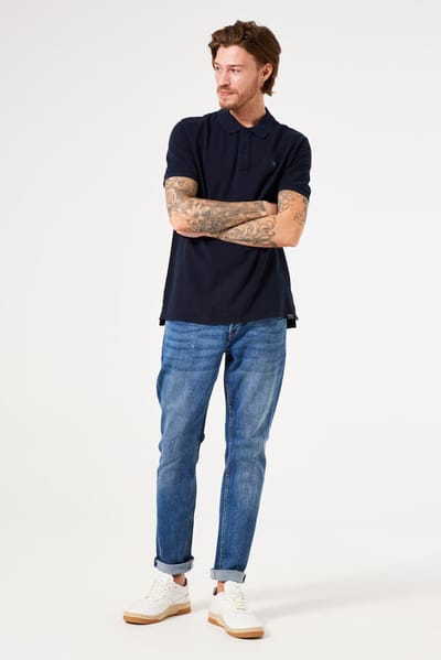 GARCIA Savio Heren Slim Fit Jeans Blauw