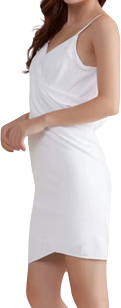 Draagbare Dames Badstof Handdoek 70x140cm – Superzacht, Sneldrogend, Absorberend & Comfortabel voor Strand, Sauna en Douche - Wit