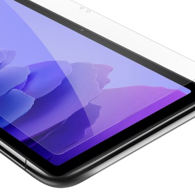 Cadorabo Screenprotector geschikt voor Samsung Galaxy Tab A7 (10.4 Zoll) in KRISTALHELDER - Gehard (Tempered) display Film beschermglas in 9H hardheid met 3D Touch