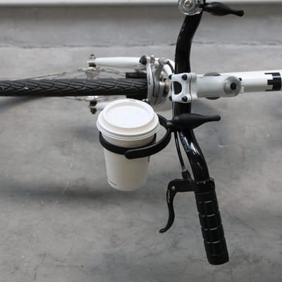 Qualy Fietsbekerhouder Met Vogel - Zwart