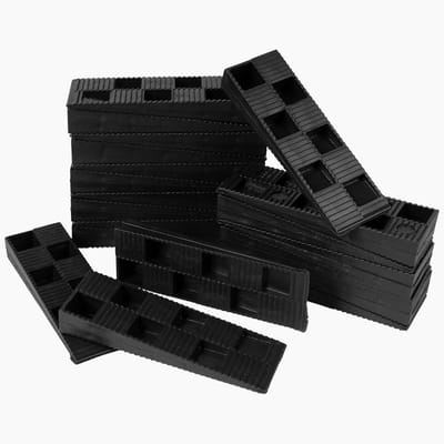 90x30mm Kunststof Wiggen - 20 Stuks Montage- en Afstandshouders voor Laminaat, Terras en Egaliseren