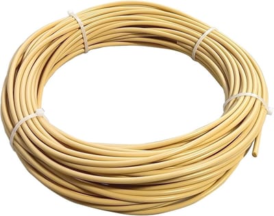 Plastic Rattan Spline Materiaal voor Meubelreparatie, Tuinmeubelen en Creatieve Projecten - 1 Rol