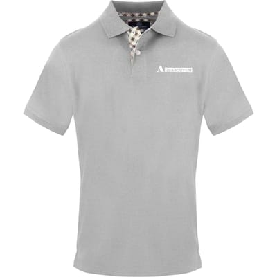 Aquascutum Herenpolo met korte mouwen (Grijs)