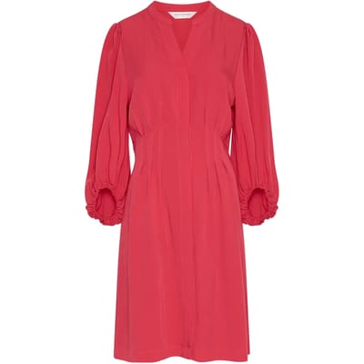 MSCH Copenhagen Mschmalanie 2 4 Shirt Dress Dames - Jurk - Fuchsia - Maat XL