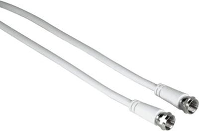 Hama 00029803 5m F M F FM Wit coax-kabel