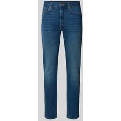 Slim fit jeans van katoenmix