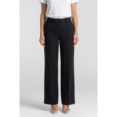 ARKET Olivia Milano Wool Trousers Black Size: L | Formal pants Outlet | Dames | Zwart