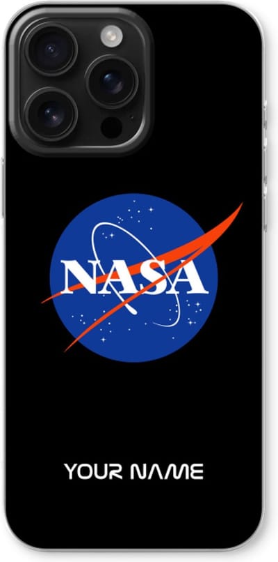 Gepersonaliseerd - Case Company® - Hoesje geschikt voor iPhone 16 Pro Max hoesje - NASA - Soft Cover Telefoonhoesje - Bescherming aan alle Kanten en Schermrand