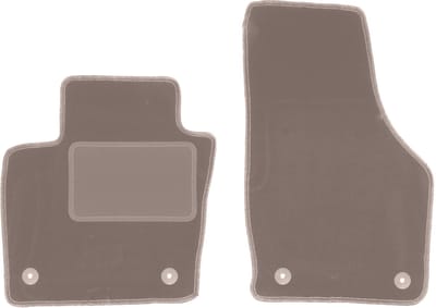 Beige voormatten voor: Audi Q3 I 8U SUV (2011-2018)